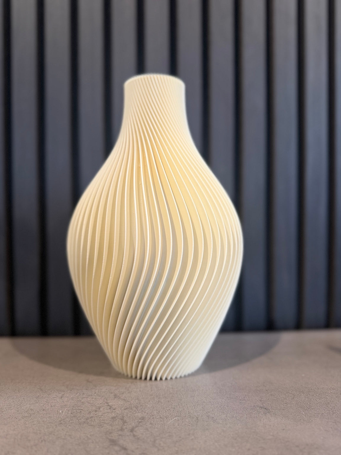 Sculptural Spiral Vase