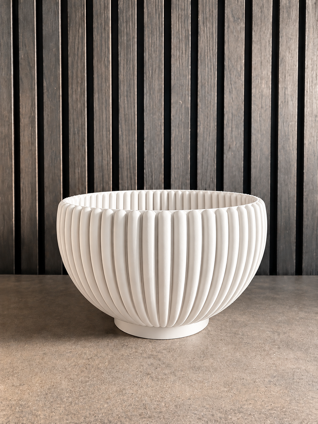 Ribbed Fruit Bowl