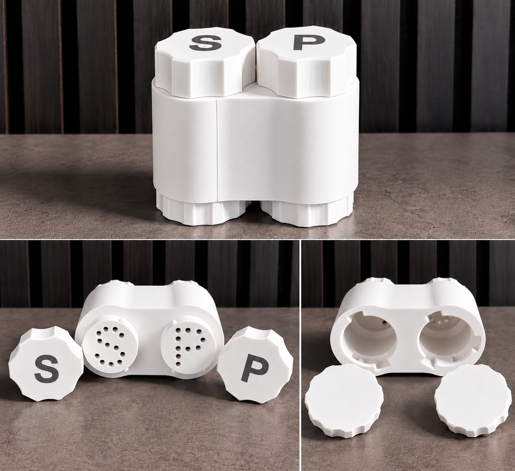 Camping Salt and Pepper Container