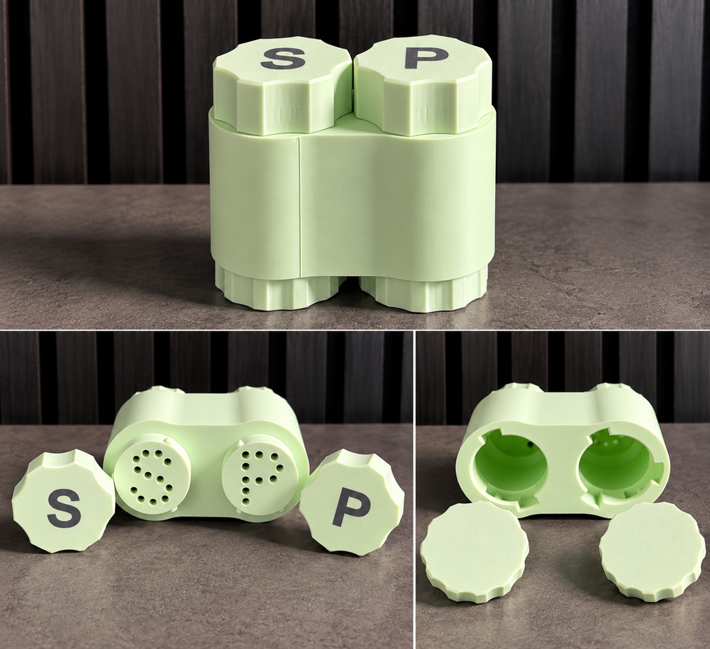Camping Salt and Pepper Container