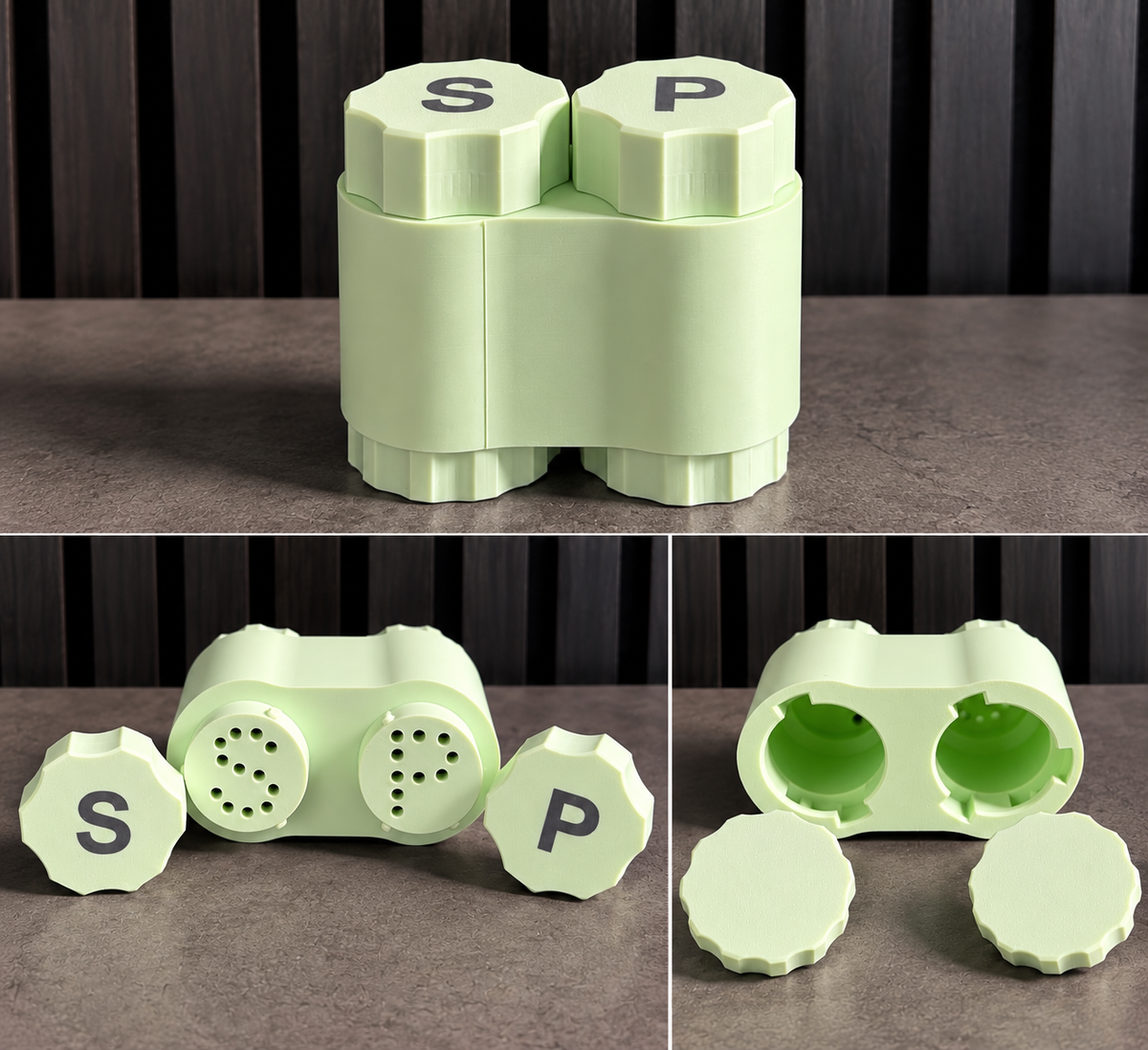 Camping Salt and Pepper Container